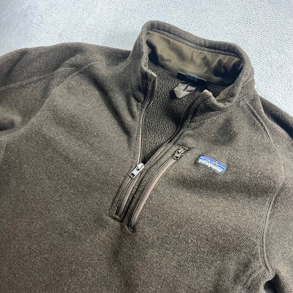 Patagonia Better Sweater 1/4-Zip Pullover Industrial Green 25523 FA19 Mens M